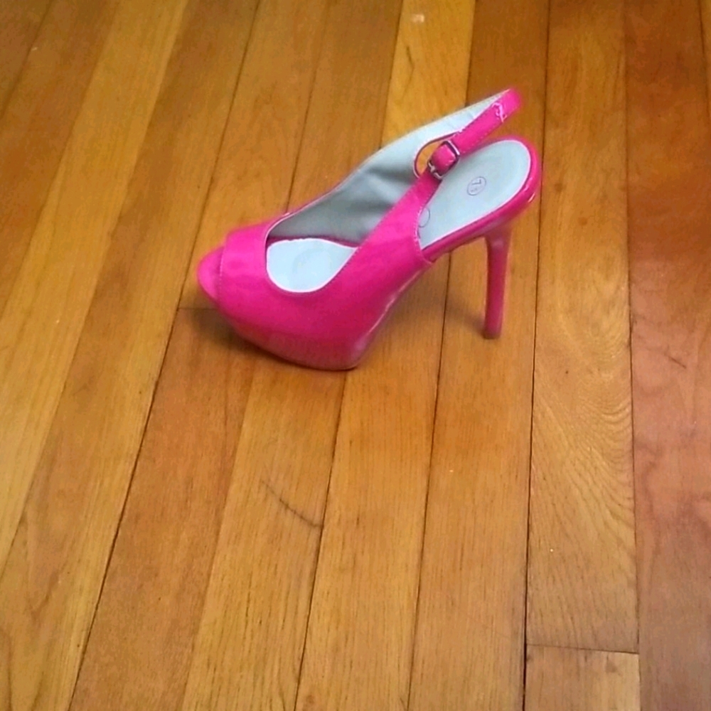 Fuschia/Hot Pink High Heels